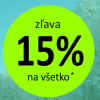 Z�ava 15% na v�etko