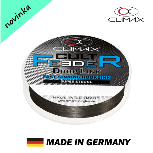 CLIMAX CULT Feeder Droplink potápavá šnúra šedá 10m