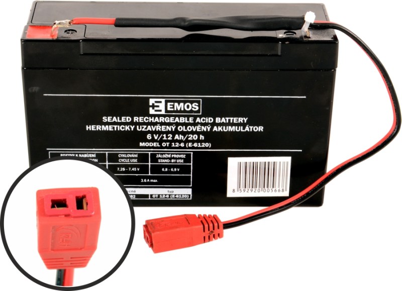 Akumulátor GP6120F2 6V/12Ah pre PRISMU