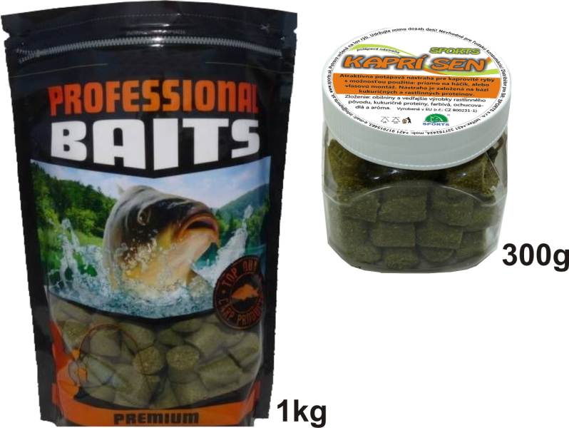 Pelety kaprí sen na lov Amúra - potápavé