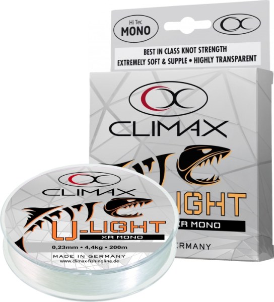 Silony U-Light XR Mono Transparent 200m - číry
