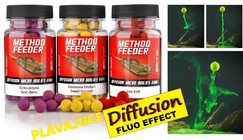 Method/Feeder Fluo Diffusion Micro Boilies 8mm/35g
