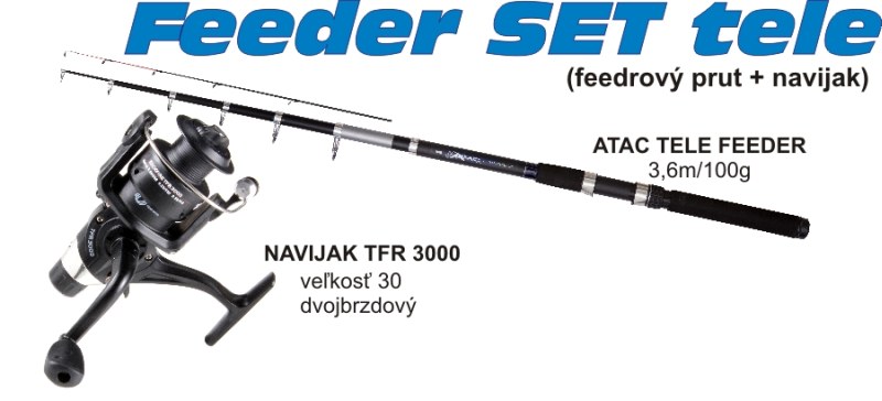 Set Method Feeder - rybársky prút s navijakom