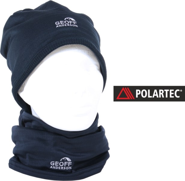 Geoff Anderson čiapka + nákrčník Polartec Power Dry