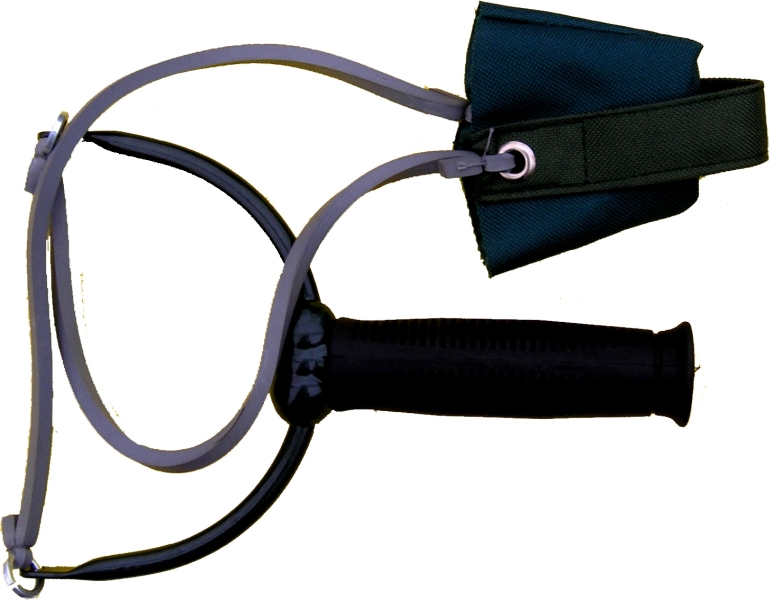 Kovový prak s plátenným košíkom