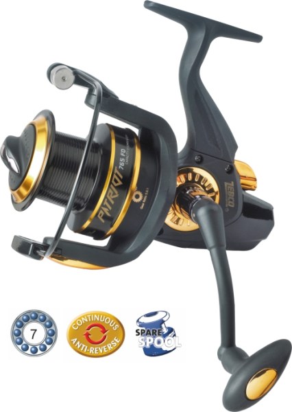 ZEBCO - veľký rybársky navijak PATRIOT - predná brzda