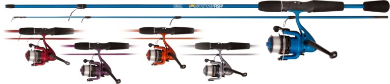 Rybárske prúty s navijakom Rainbow Fish Combo - 160cm