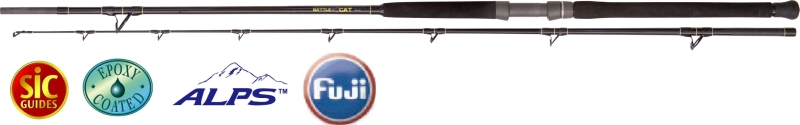 Sumčiarsky dvojdielny prút Battle Cat Buster - 500g