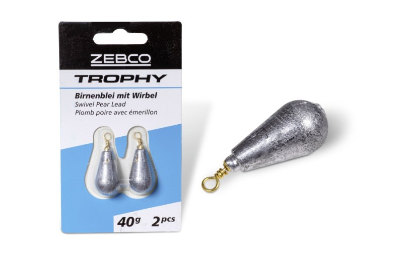 Rybárske olovo hruška - koncová záťaž