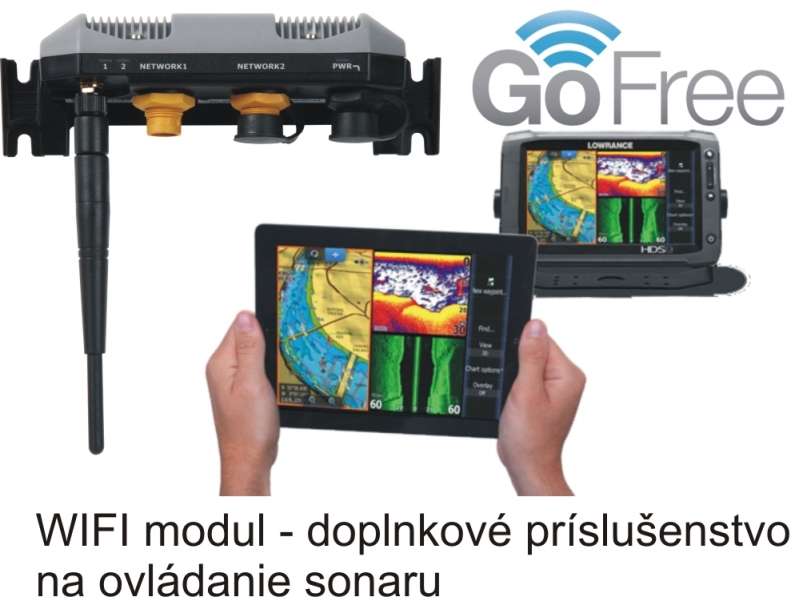 WIFI modul pre dotykové sonary