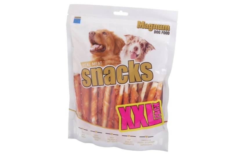 Krmivo pre psov Chicken and Rawhide Stick 500g