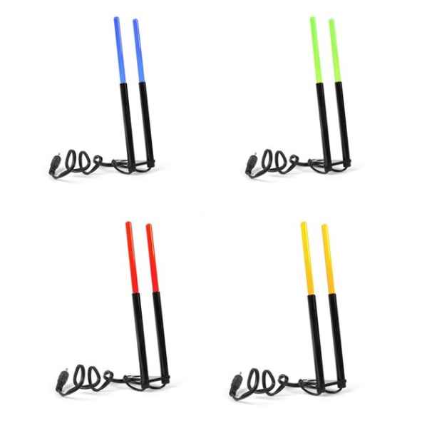 Pomocný svietiaci držiak na prút