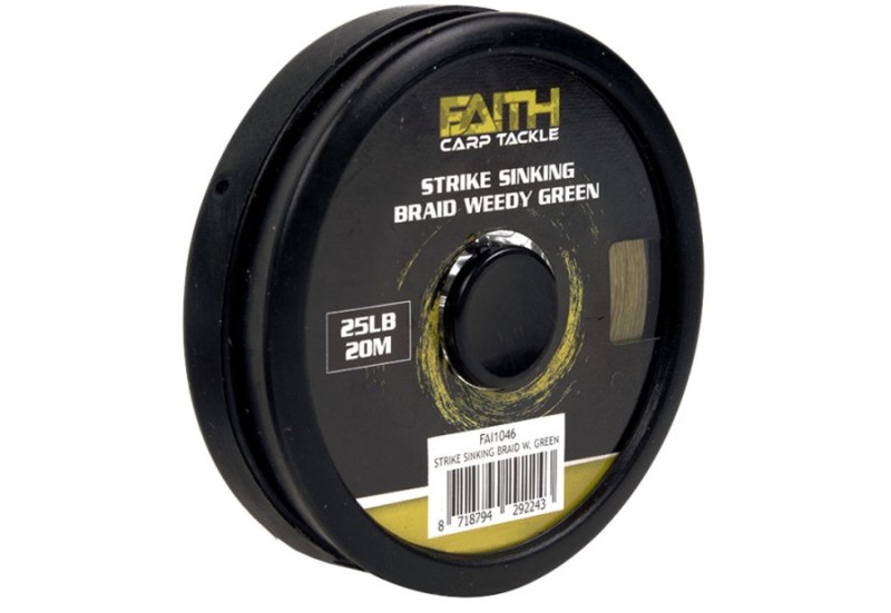 Nadväzcové šnúry FAITH Strike sinking braid 25lbs/20m