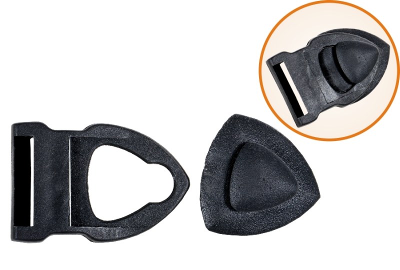 Upevňovací set - háčik s protistranou na popruh