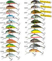 SALMO, vobler HORNET, plvajci H6F, 6cm