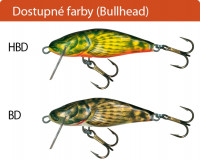 SALMO, vobler BULLHEAD, plvajci BD4F, 4cm