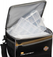 Ta�ka s plastov�mi boxami pre ryb�rov 29x22x21cm ZEBCO