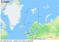 Mapy na sonar Lowrance C-Map - Eurpa Sever