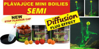 SupFeed Diffusion Mini Boilies 12mm/35g - fluo efekt